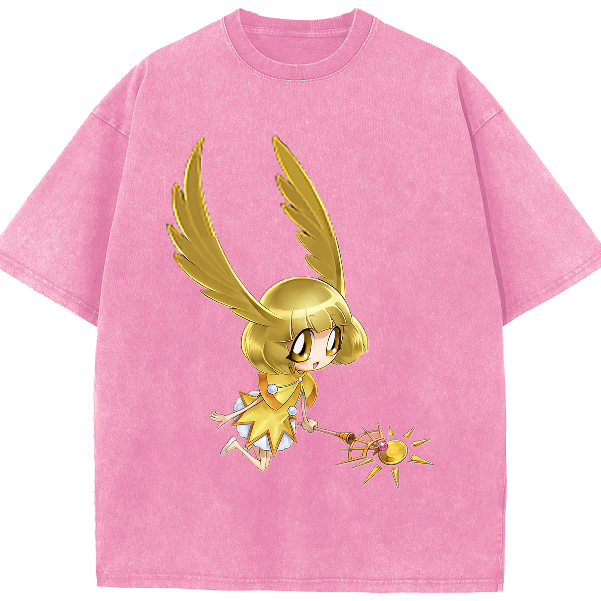 （画像用） 遊☆戯☆王 Yu-Gi-Oh! 綿100% ヴィンテージ風 半袖Tシャツ（フロントプリント）
